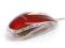 MOUSE OMEGA OM-030 RED 3D OPTICAL 800DPI USB+PS/2