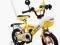 Rower BMX-MTB PRIMO new 12'' Tiger żółty