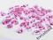 Diamentowe kryształki konfetti 12mm różowe ŚLUB
