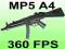 Pistolet maszynowy MP5 A4 super mocny 360 fps