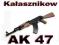 Karabinek Kałasznikow AK47 +kulki gratis