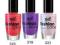 Zestaw 3 Lakierów do paznokci Bell Color TANIO