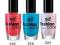 Zestaw 3 Lakierów do paznokci Bell Fashion Color