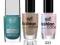 Zestaw 3 Lakierów do paznokci Bell Glam Fashion