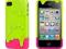 SwitchEasy Melt Lime // Etui dla iPhone 4/4S