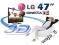 OKAZJA! TELEWIZOR LED CINEMA 3D LG 47LW4500 OTMĘT