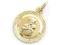 ZŁOTY 585 MEDALIK Z ŁAŃCUSZKIEM I KOMUNIA PREZENT