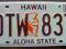 Hawaii - Aloha State - oryginał z USA