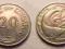 Singapur, 20 cents, 1967 r. Ryba