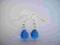 Kolczyki NIEBIESKIE ŁZY