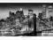 Nowy Jork - Manhattan Night- GIGA plakat 158x53 cm