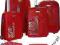 WALIZKI 4 szt EKSKLUZYWNY KOMPLET WALIZKA 2012 RED