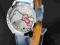 ZEGAREK NA RĘKĘ HELLO KITTY METAL SKÓRA NIEBIESKI