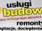 HIT!! USŁUGI BUDOWLANE reklama 3m/1m baner