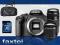 CANON 500D 18-55 ISII+ 75-300 III 16GB 20MBS TORBA