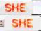Pendrive SHE 4GB