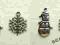 zawieszki metalowe BOŻE NARODZENIE