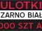 ULOTKI CZARNO BIAŁE A6 1000 SZT PROJEKT GRATIS 24H