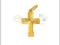 ZŁOTY KRZYŻYK NA KOMUNIE CHRZEST PR.585 - EJUBILER