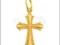 ZŁOTY KRZYŻYK NA KOMUNIE CHRZEST PR.585 - EJUBILER