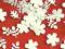 SCRAPKI LISTKI KWIATY 1,6 CM OKAZJA 100 SZT
