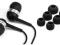 SŁUCHAWKI MEGABASS DOUSZNE MP3 3 KOMPLETY GUMEK