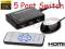 SWITCH HDMI PRZEŁĄCZNIK x5 WEJSC PILOT