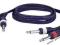 Przewód 2 mono jack - 2 mono jack 3 m. PLFL223 -PL