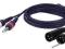 Przewód 2 XLR męski -2 jack mono L/R 3 m / 443 -PL
