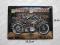 Szyld, tablica blaszana, ozdoba, Harley, Genuine