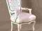 Elegancki fotel o szlachetnym wyglądzie-nowy biały