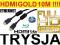 KABEL HDMI-HDMI 10M 1.4a 3D ETHERNET GOLD FILTRY!!