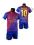 Strój Barcelona Messi koszulka + spodenki L