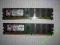 * Kingston * 1GB * 2x512 * KVR400X64C3A/512 *