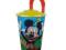 DISNEY MICKEY MIKI kubek słomka 450ml 3D