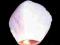 LATAJĄCE LAMPIONY balony SZCZĘŚCIA białe NAJLEPSZE