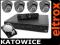 ZESTAW MONITORINGU 4 X KAMERA REJESTRATOR Z179
