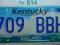 Kentucky : tablica rejestracyjna z USA