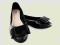 BOOTIE BALERINKI Z KOKARDĄ HY1315-BL-38