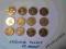 monety PRL królowie polscy 12 szt.