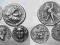 Starożytny Rzym i Grecja - 5 monet - SREBRO