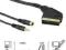 Kabel Euro - Jack 3,5 + S-Video GOLD 3m Hama