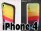 TĘCZOWY CASE iPhone 4G / 4S ETUI FUTERAŁ+ 2xFOLIA