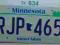 Minnesota : tablica rejestracyjna z USA