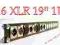 panel na 16 złącz XLR 1U 19'' producent