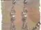 Piękne kolczyki Swarovski sopelki perły srebro 925