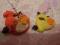 Kolczyki Angry Birds z modeliny FIMO