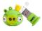 EMTEC FLASHDRIVE A101/4GB ANGRY BIRDS -ZIELONY
