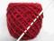 WŁÓCZKA  WEŁNA / AKRYL 43  dkg czerwona