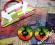 kolczyki DECOUPAGE reggae STYL RASTA lew Afryka